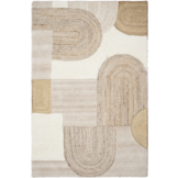 Jaipur Japandi Vloerkleed - Wol Jute - Creme Beige