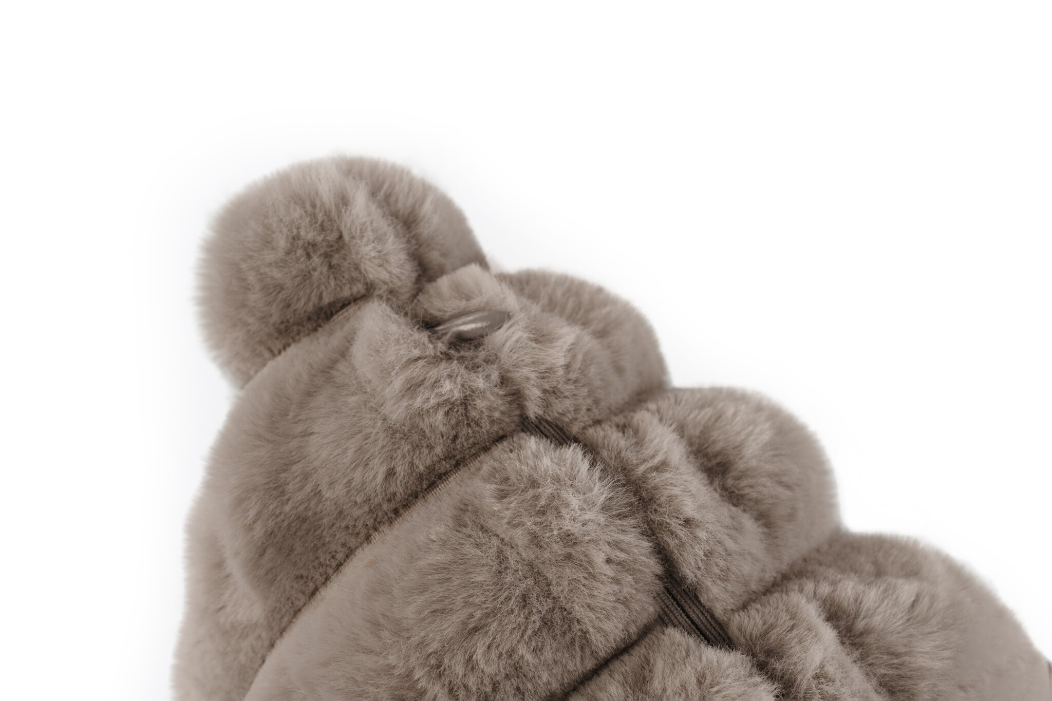 Harmony Soft - Fluffy Kussen - 3D Effect, Hoogpolig, 100% Polyester, Super Soft Touch - Taupe