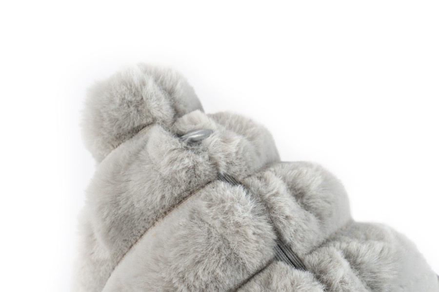 Harmony Soft - Fluffy Kussen - 3D Effect, Hoogpolig, 100% Polyester, Super Soft Touch - Zilver