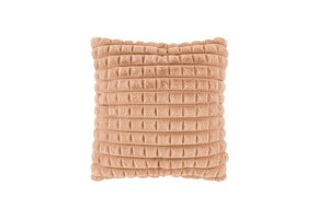 Harmony Soft - Fluffy Kussen - 3D Effect, Hoogpolig, 100% Polyester, Super Soft Touch - Perzik Oranje