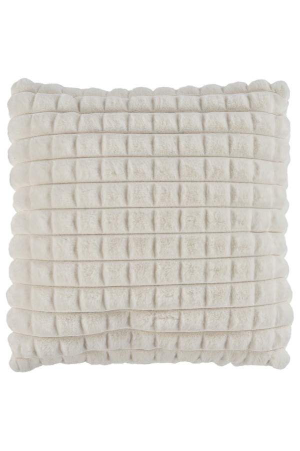 Harmony Soft - Fluffy Kussen - 3D Effect, Hoogpolig, 100% Polyester, Super Soft Touch - Creme