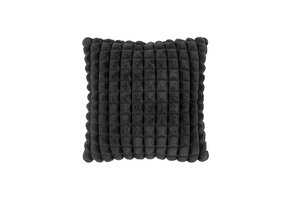 Harmony Soft - Fluffy Kussen - 3D Effect, Hoogpolig, 100% Polyester, Super Soft Touch - Antraciet