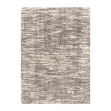 Mirage Shaggy Hoogpolig Vloerkleed Grijs/Crème