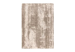 Mirage Shaggy - Hoogpolig Vloerkleed, Luxe Gemeleerd Modern Tapijt | Beige Creme