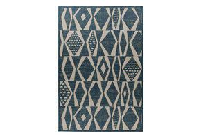 Outlet | XL Buitenkleed Capri | Sisal | Blauw