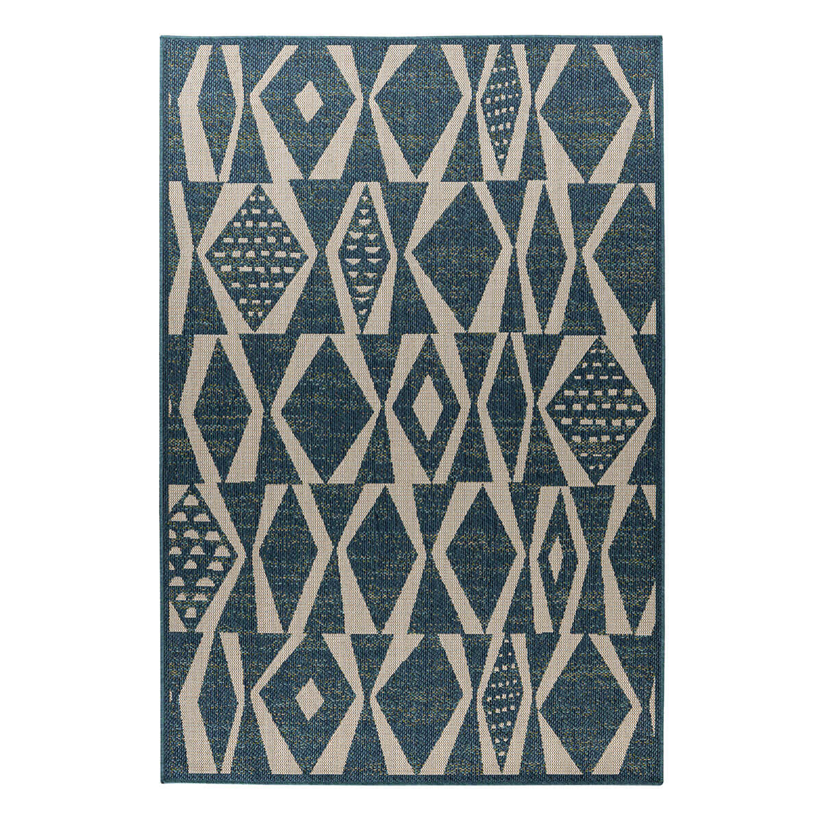 Outlet | XL Buitenkleed Capri | Sisal | Blauw