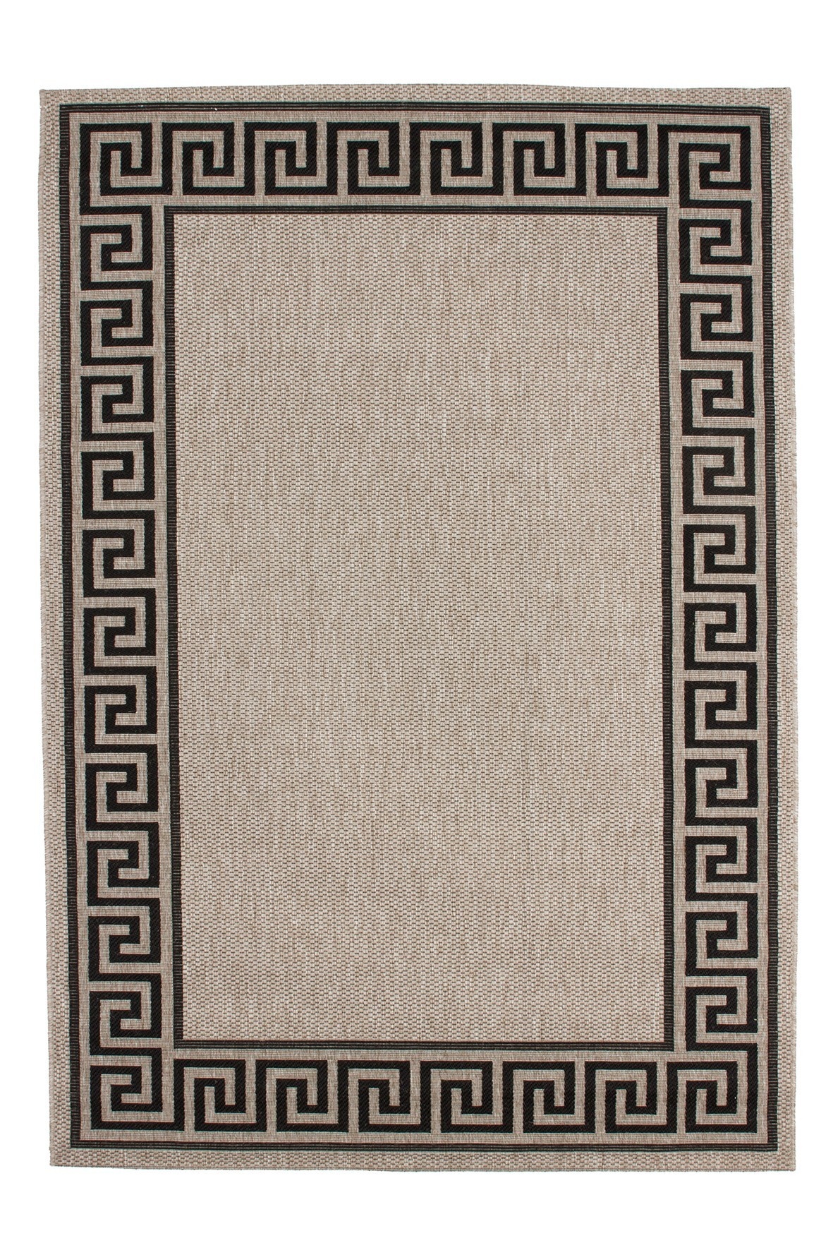 Outlet | Buitenkleed Finca Kader | Sisal | Beige Zwart