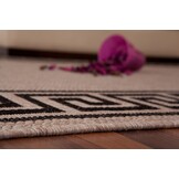 Outlet | Buitenkleed Finca Kader | Sisal | Beige Zwart