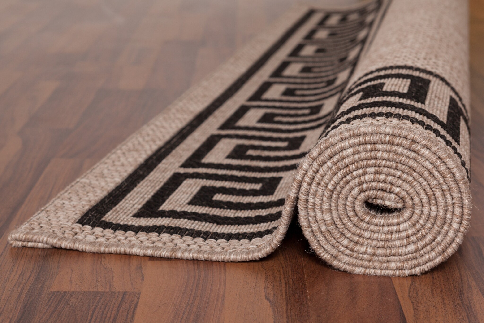 Outlet | Buitenkleed Finca Kader | Sisal | Beige Zwart