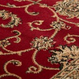 Marrakesh Nimrud Oosters Vloerkleed Rood – Laagpolig Tapijt