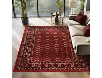 Marrakesh Gabbeh Oosters Vloerkleed Rood – Laagpolig Tapijt