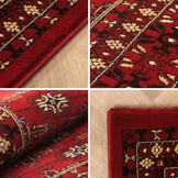 Marrakesh Gabbeh Oosters Vloerkleed Rood – Laagpolig Tapijt