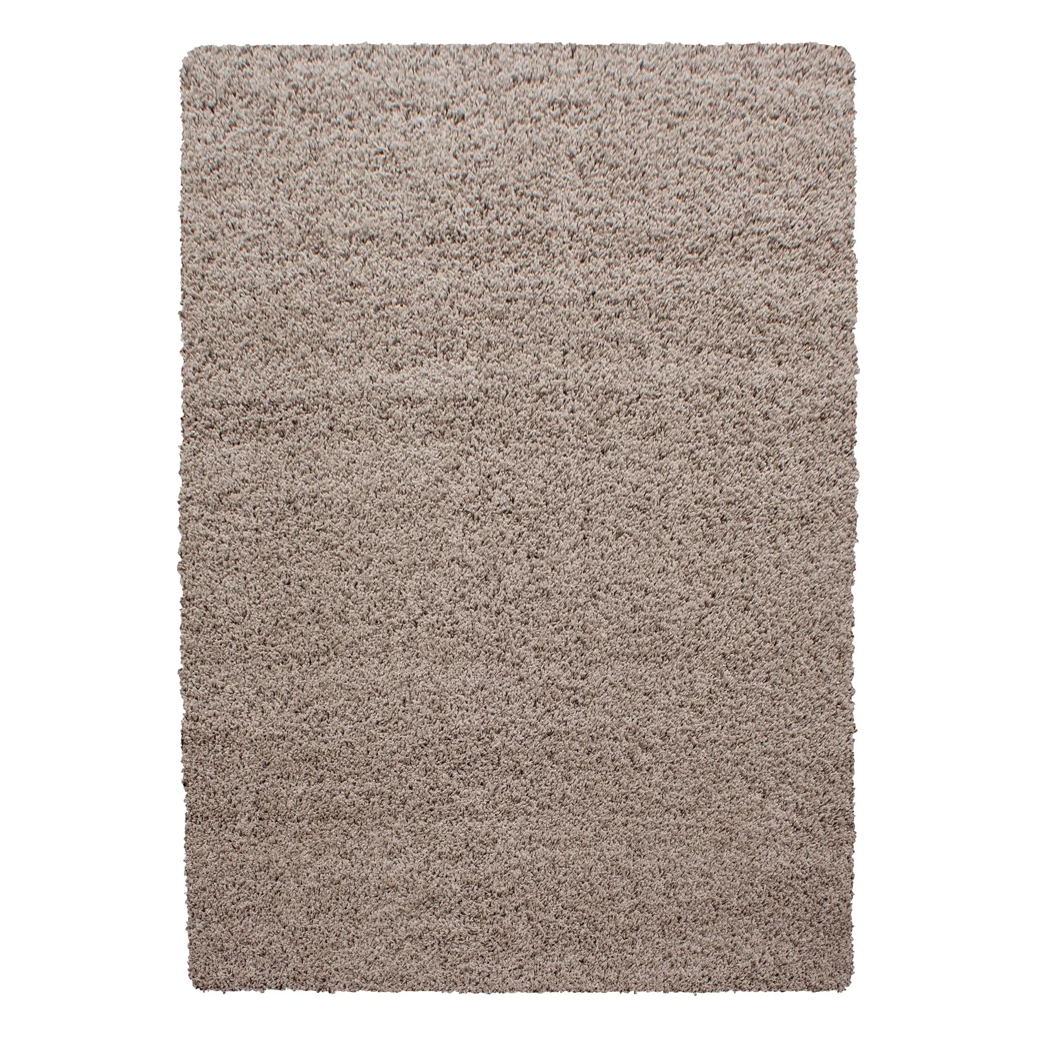 Tapijtenloods Basic Shaggy vloerkleed Beige Hoogpolig