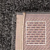 Tapijtenloods Basic Rond Shaggy vloerkleed Grijs Hoogpolig