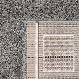 Tapijtenloods Basic Shaggy vloerkleed Lichtgrijs Hoogpolig