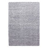 Basic Shaggy vloerkleed Lichtgrijs Hoogpolig