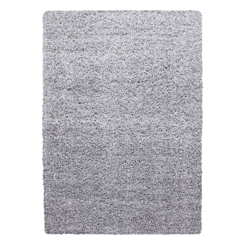 Basic Shaggy vloerkleed Lichtgrijs Hoogpolig