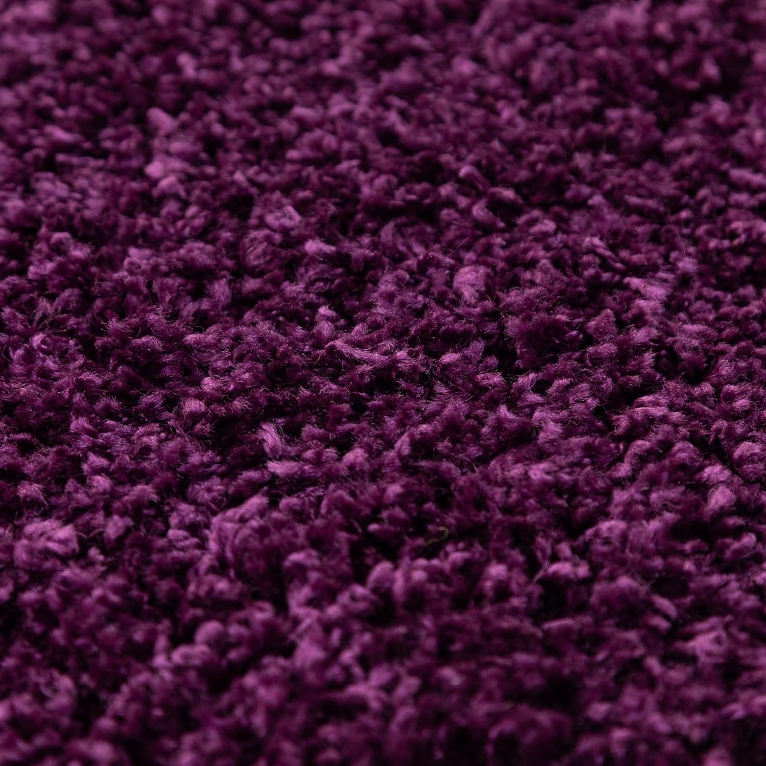 Tapijtenloods Basic Shaggy vloerkleed Paars Hoogpolig