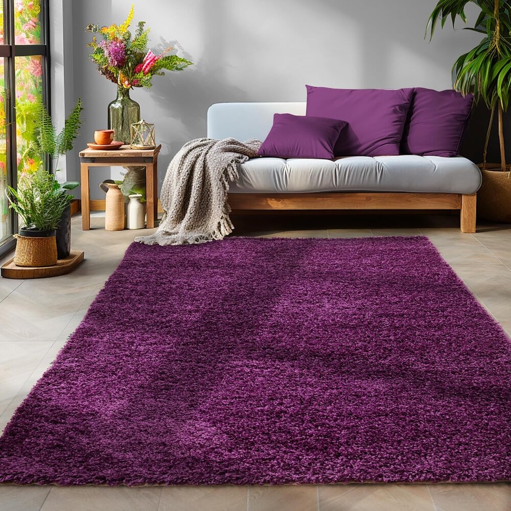 Zwarte Moderne vloerkleden Shaggy Middelgrote 120x160 cm Zwarte Moderne vloerkleden Shaggy Middelgrote 120x160 cm