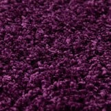 Basic Rond Shaggy vloerkleed Paars Hoogpolig