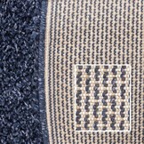 Tapijtenloods Basic Shaggy vloerkleed Donker Blauw Hoogpolig