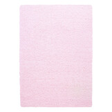 Basic Shaggy vloerkleed Roze Hoogpolig