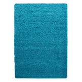 Tapijtenloods Basic Shaggy vloerkleed Turquoise Hoogpolig