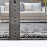 Rond Boho Vintage Kelim | Laagpolig Vloerkleed | Modern Tapijt | Woonkamer, Slaapkamer | Grijs