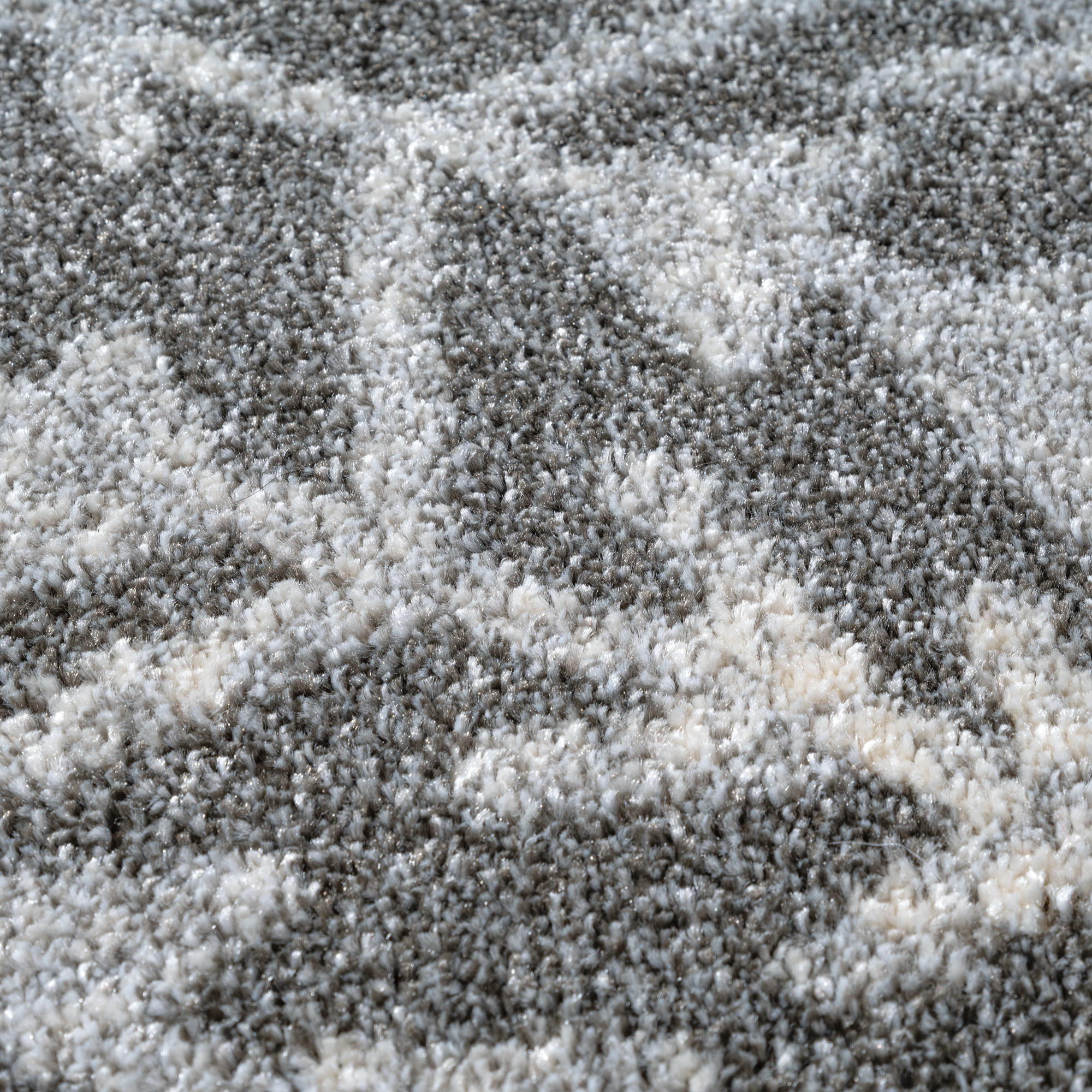 Rond Boho Vintage Kelim | Laagpolig Vloerkleed | Modern Tapijt | Woonkamer, Slaapkamer | Grijs