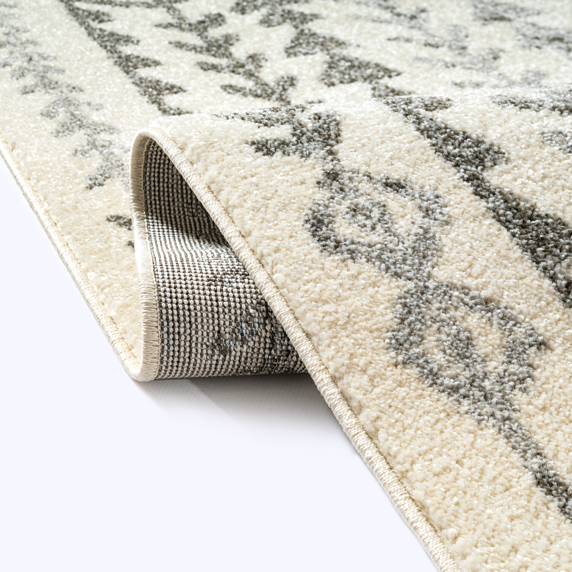 Boho Vintage Kelim | Laagpolig Vloerkleed | Modern Tapijt | Woonkamer, Slaapkamer | Creme