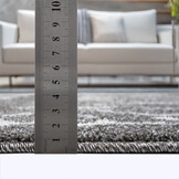 Boho Vintage | Laagpolig Vloerkleed | Modern Tapijt | Woonkamer, Slaapkamer | Grijs