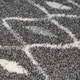 Boho Vintage | Laagpolig Vloerkleed | Modern Tapijt | Woonkamer, Slaapkamer | Grijs