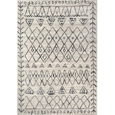 Boho Vintage Laagpolig Vloerkleed Crème