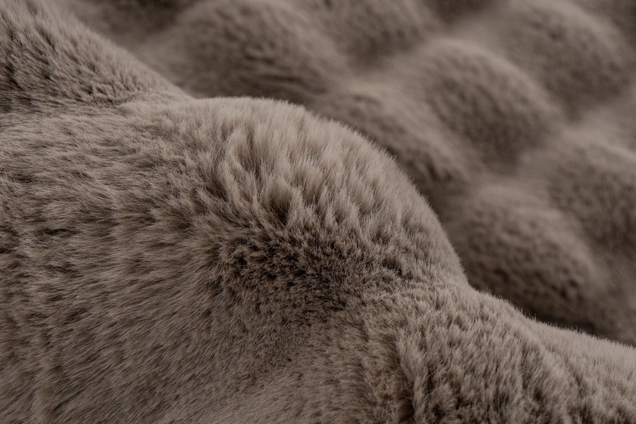 Harmony Soft - Fluffy Vloerkleed - 3D Effect, Hoogpolig, 100% Polyester, Super Soft Touch - Taupe