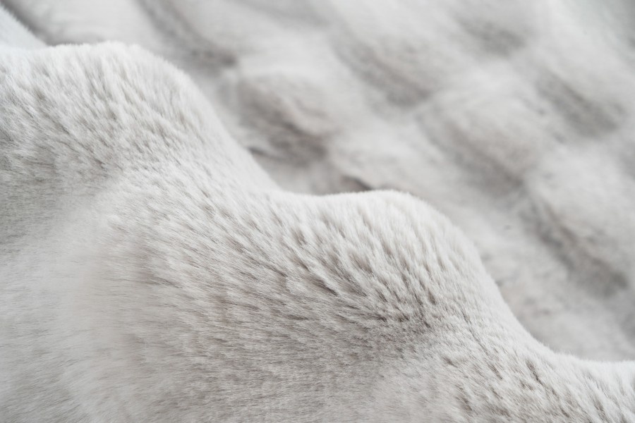 Harmony Soft - Fluffy Vloerkleed - 3D Effect, Hoogpolig, 100% Polyester, Super Soft Touch - Zilver