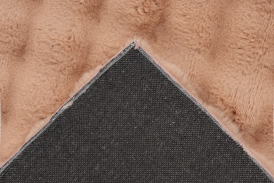 Harmony Soft - Fluffy Vloerkleed - 3D Effect, Hoogpolig, 100% Polyester, Super Soft Touch - Perzik Oranje