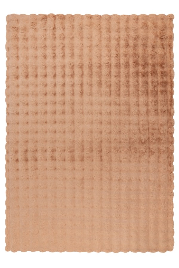 Harmony Soft - Fluffy Vloerkleed - 3D Effect, Hoogpolig, 100% Polyester, Super Soft Touch - Perzik Oranje