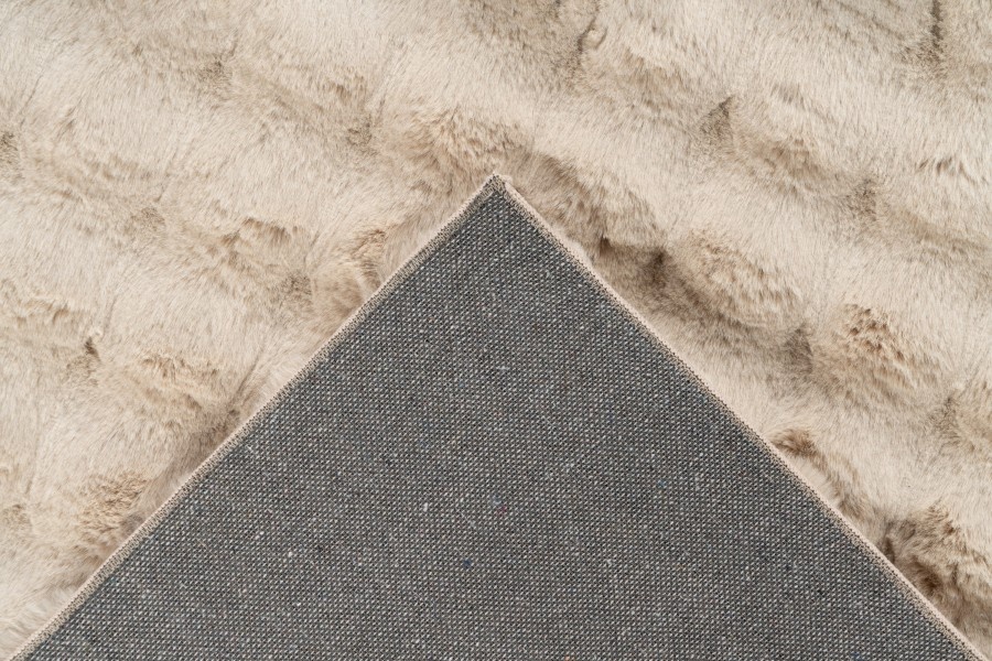 Harmony Soft - Fluffy Vloerkleed - 3D Effect, Hoogpolig, 100% Polyester, Super Soft Touch - Beige