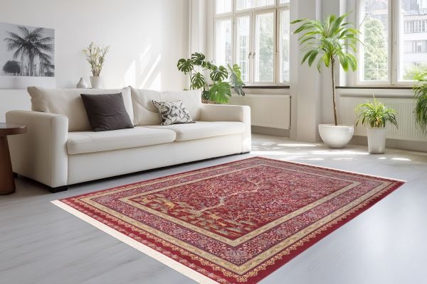 Portofino Klassiek - Luxe Premium Vloerkleed - Oosters Perzisch  - Rood