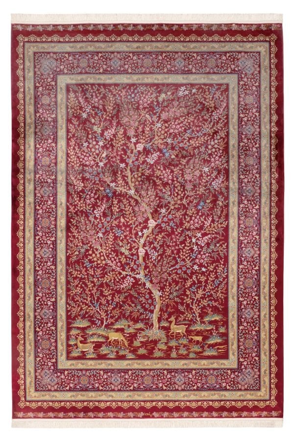 Portofino Klassiek - Luxe Premium Vloerkleed - Oosters Perzisch  - Rood