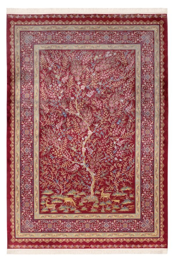 Portofino Klassiek - Luxe Premium Vloerkleed - Oosters Perzisch  - Rood