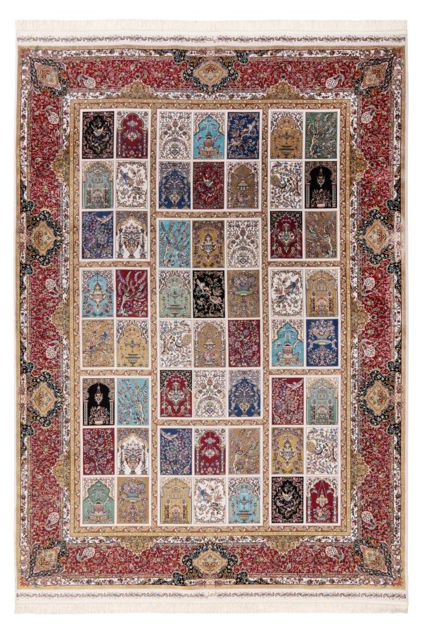 Portofino Klassiek - Luxe Premium Vloerkleed - Oosters Perzisch  - Creme Multikleur