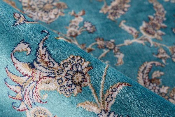 Portofino Klassiek - Luxe Premium Vloerkleed - Oosters Perzisch  - Blauw