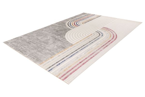 Vintage Japandi Vista – Luxe Vloerkleed - Multikleur - Laagpolig