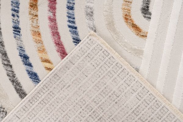 Vintage Japandi Vista – Luxe Vloerkleed - Multikleur - Laagpolig