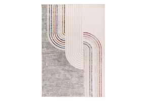 Vintage Japandi Vista – Luxe Vloerkleed - Multikleur - Laagpolig