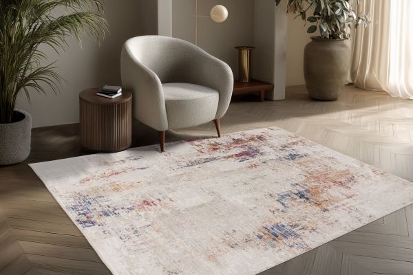 Vintage Fashion Vista – Luxe Vloerkleed - Multikleur - Laagpolig