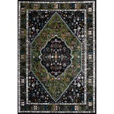 Picasso Paloma Vintage Vloerkleed - Multi / Groen - Laagpolig