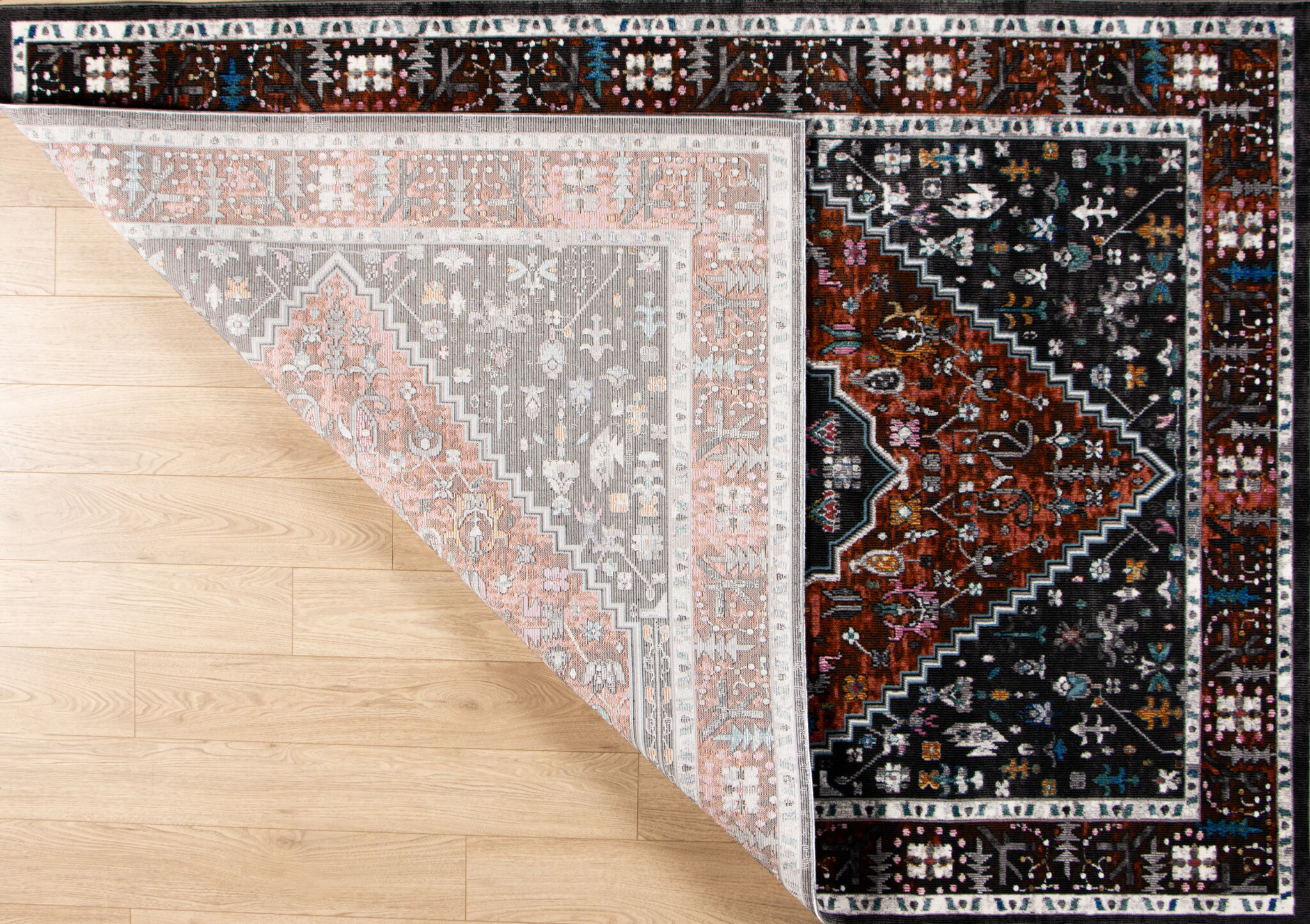 Picasso Paloma Vintage Vloerkleed - Terra / Oranje - Laagpolig