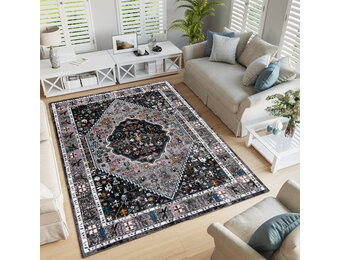 Picasso Paloma Vintage Vloerkleed - Grijs - Laagpolig